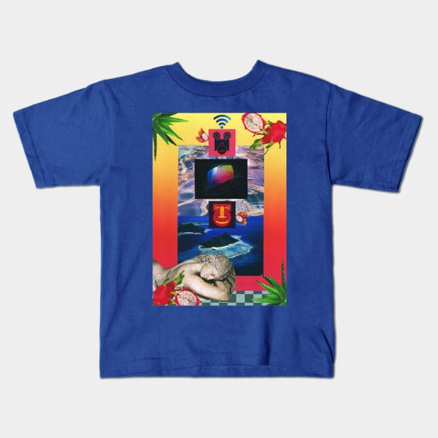 Vaporwave 6 Kids T-Shirt by Oxxygene